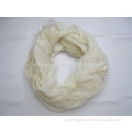 lady fashion scarf emboridery lace snood+ cotton fringe loop